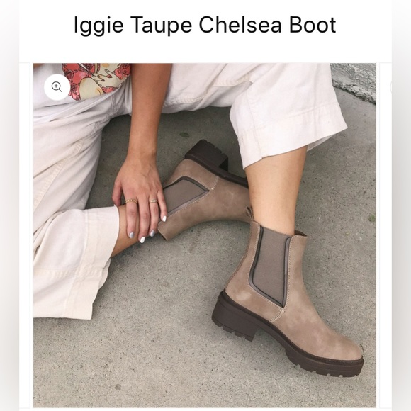 New Rocket Dog Iggie Taupe Chelsea Boot - Picture 3 of 5